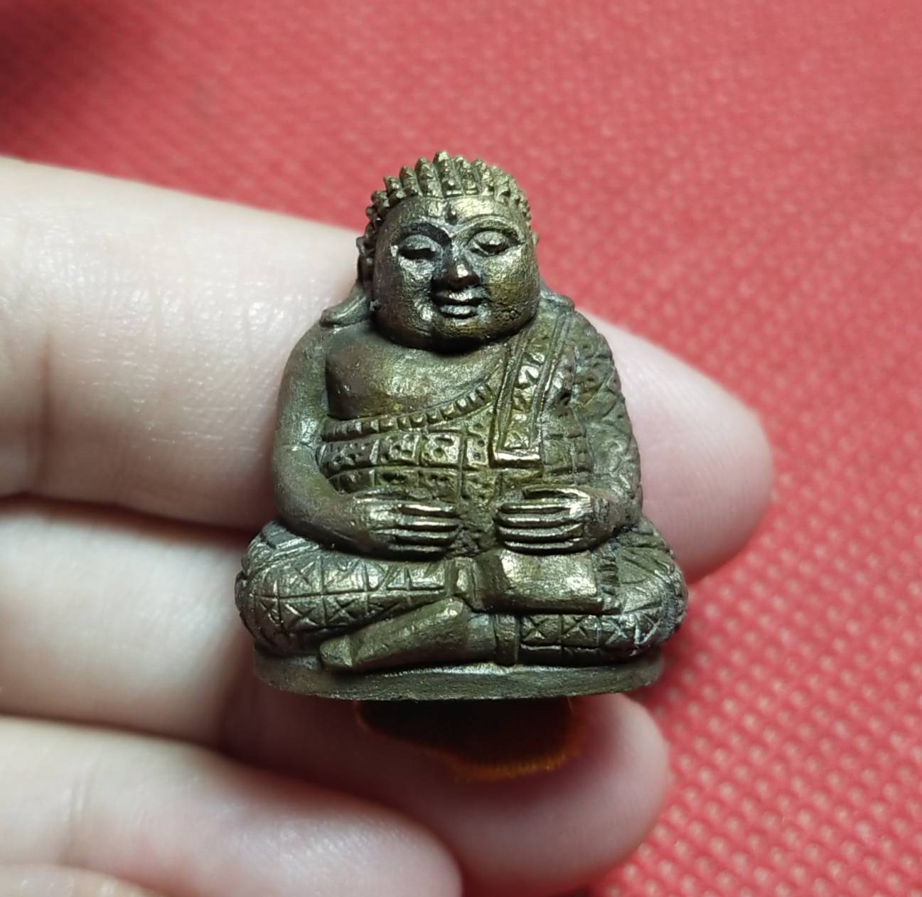 พระสังกัจจายน์ รุ่น๑ เลข75. เนื้อชนวนเหล็กไหล (นำฤกษ์) หลวงปู่สิงห์โต จิตฺตธมฺโมสร้าง 101องค์เท่านั้น