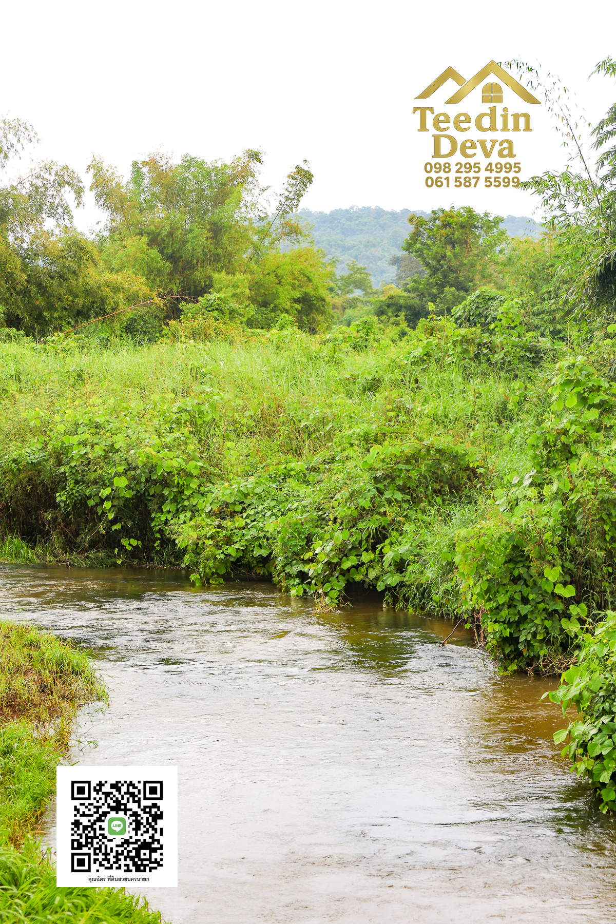 🌿 สร้างบ้านในฝัน วิวเขาใหญ่ ติดริมลำธารธรรมชาติ 237 ตร.ว. ต.หินตั้ง อ.เมือง จ.นครนายก 🌄
