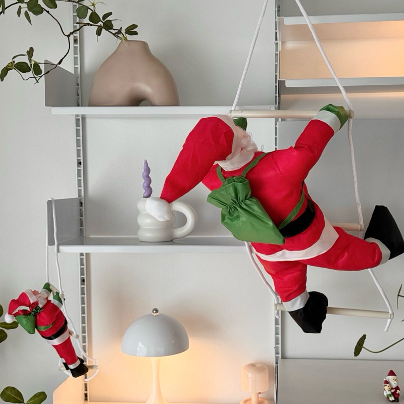 [พร้อมส่ง] Jnihouse : Climbing Santa ซานต้าตัวใหญ่ ซานต้าปีนเชือก
