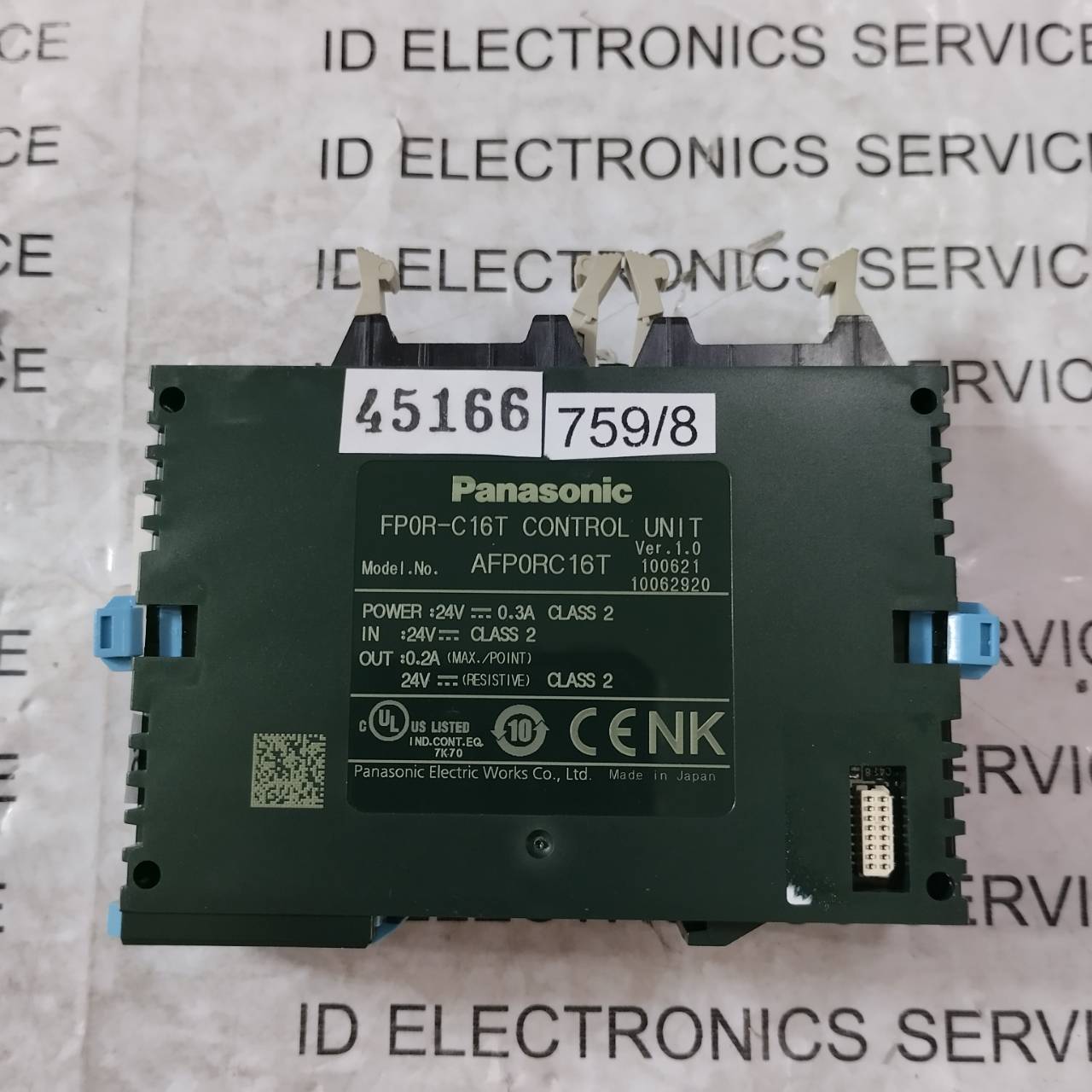 PLC " PANASONIC " MODEL : AFP0RC16T