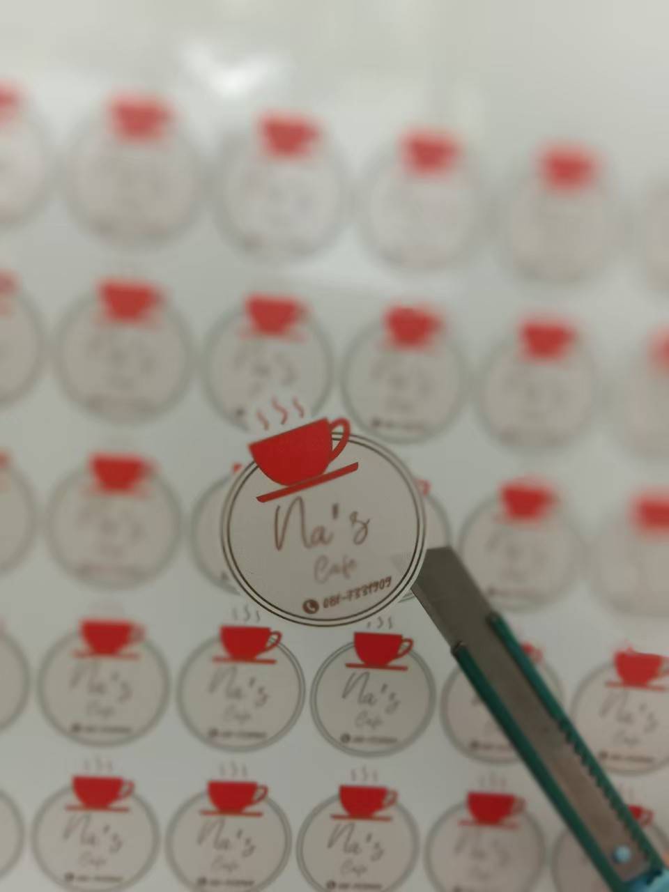 #งานสติ๊กเกอร์ไดคัท