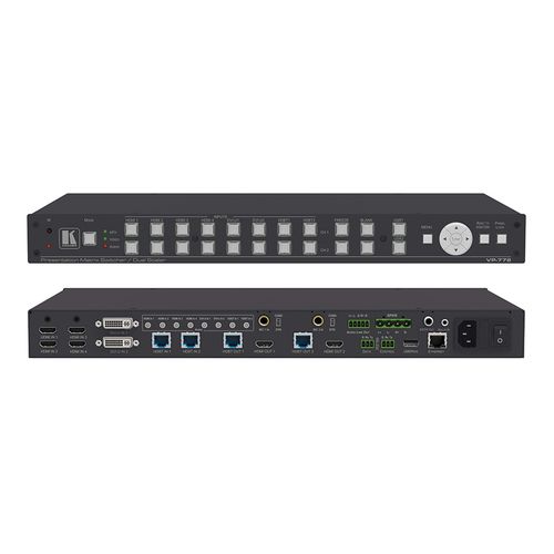 KRAMER VP-778 8–Input Presentation Matrix SwitcherScaler with Seamless Video Cuts and 4K30 Output Support