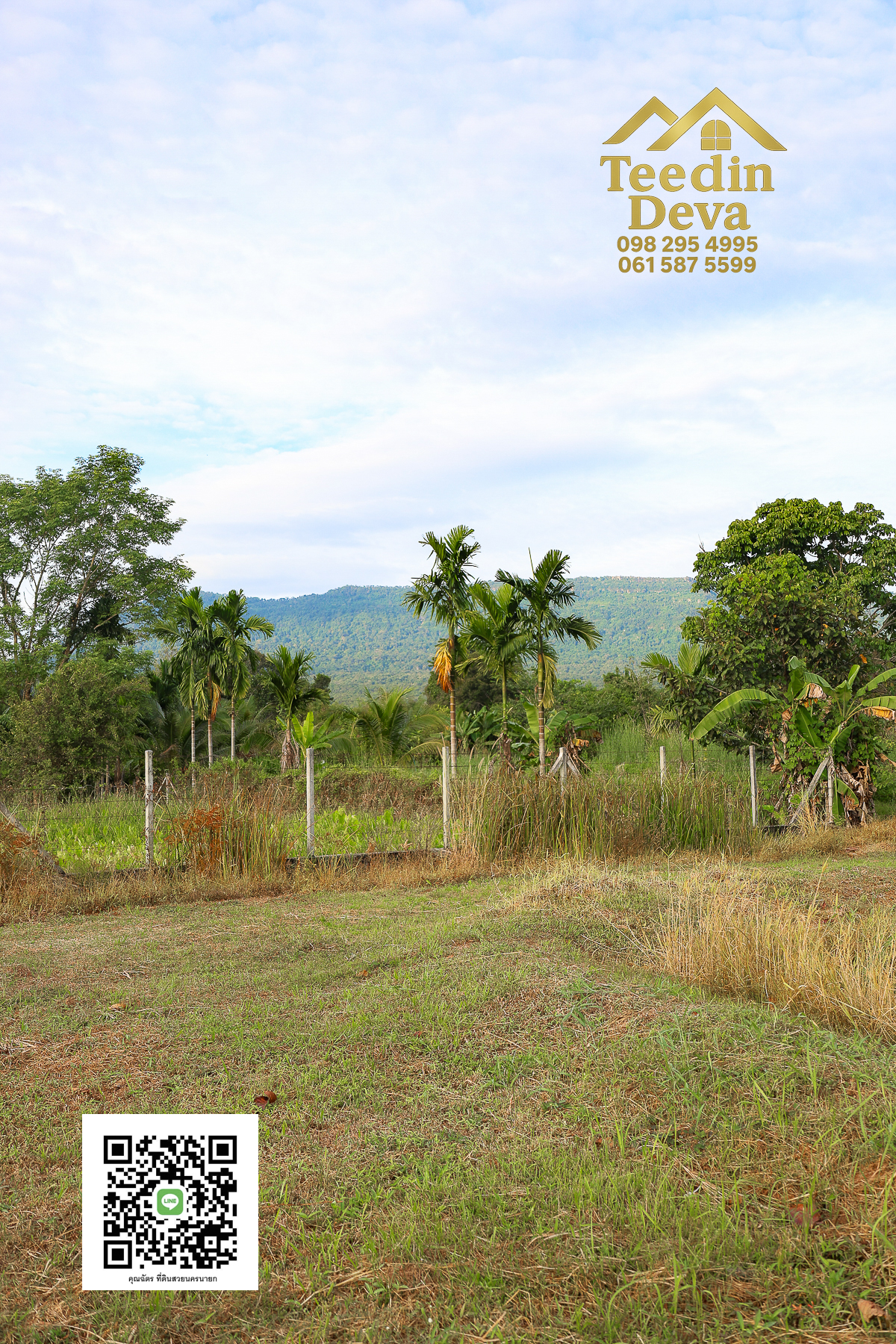 💭 ตื่นเช้าลมเย็น เห็นเขาใหญ่ตรงหน้า... ที่ดินสวนผลไม้ 2 ไร่ 3 งาน ต.นาหินลาด อ.ปากพลี จ.นครนายก