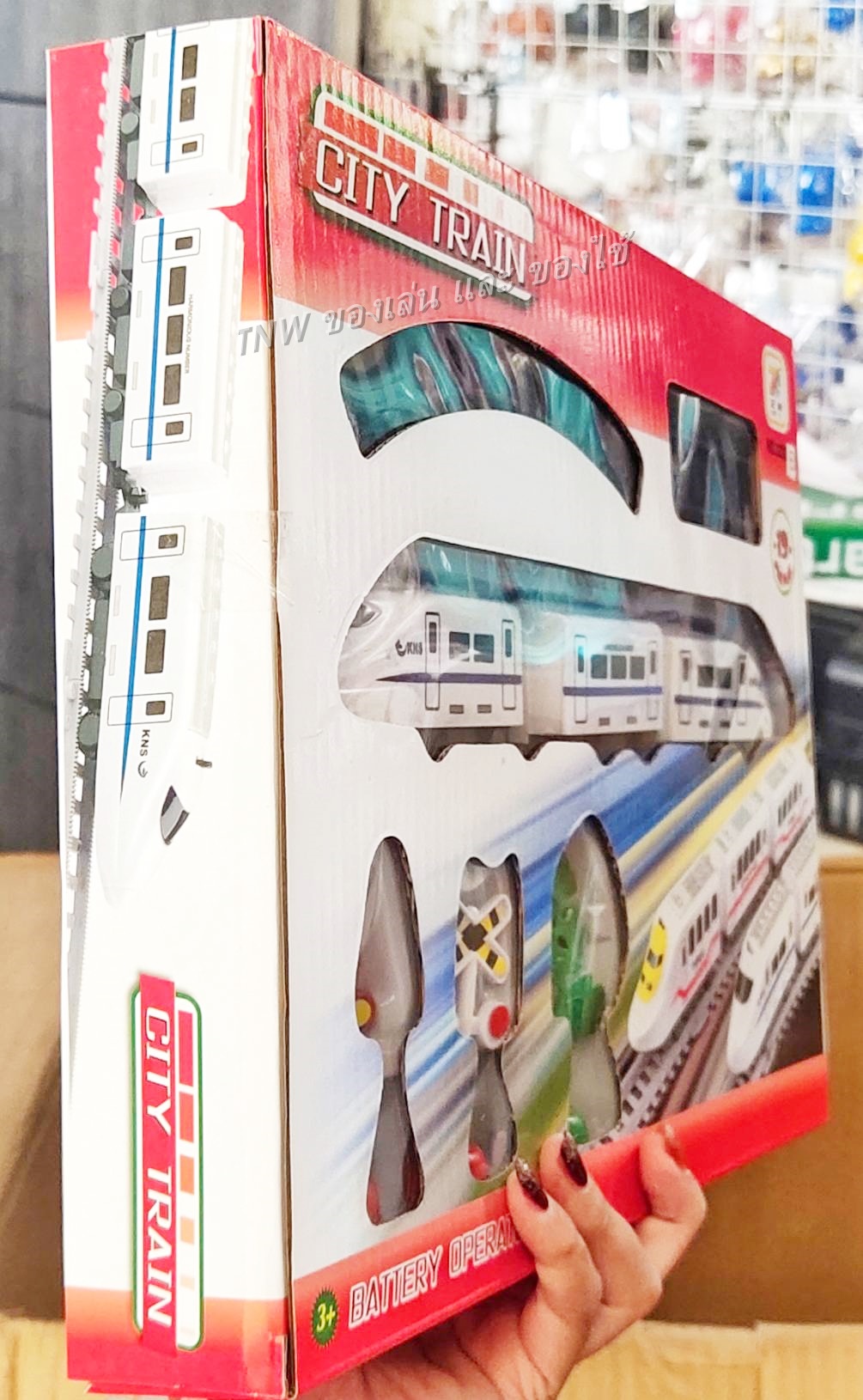 🚅🚅 ของเล่นรถไฟ รถไฟ ใส่ถ่าน ของเล่นเด็ก ต่อราง วิ่งได้ 🚅🚅
