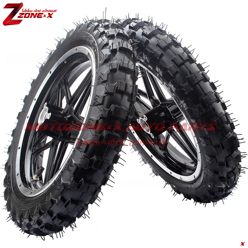 ล้ออลูมิเนียม Aluminum wheel 2.5-10 For47cc 49cc electric scooters, e-Bike, mini pocket bike, mini Pit dirt bike MOTOZONE-X(โมโตโซน-เอ็กซ์) Part/อะไหล่/อุปกรณ์เสริม