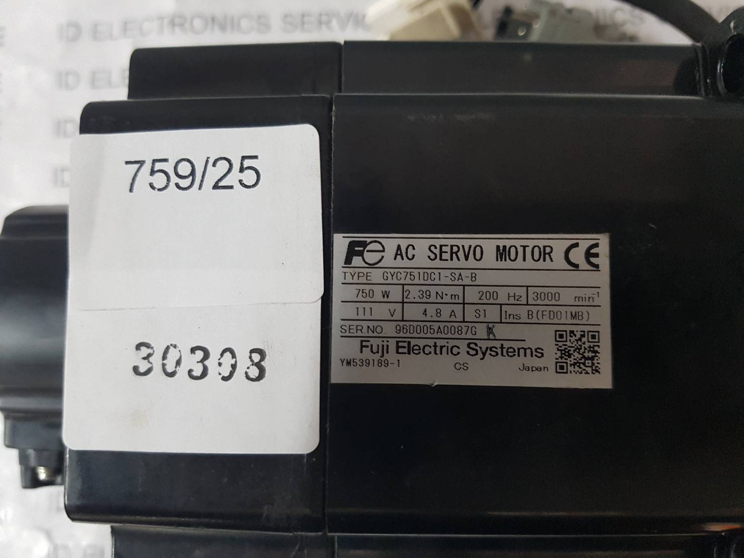 รับซ่อม GYC751DC1-SA-B MOTOR "FUJI"