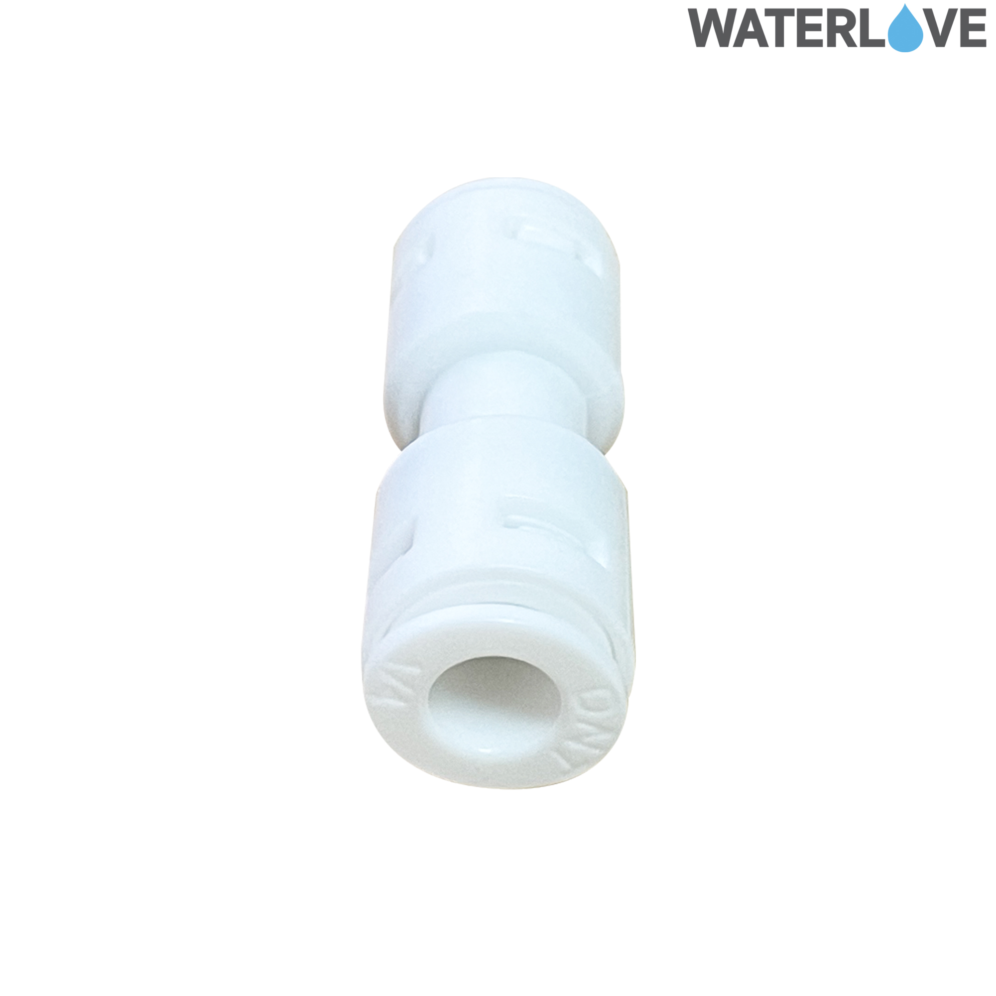 ข้อต่อตรง 2 หุน 1/4" สำหรับสายน้ำ PE สายเครื่องกรองน้ำ