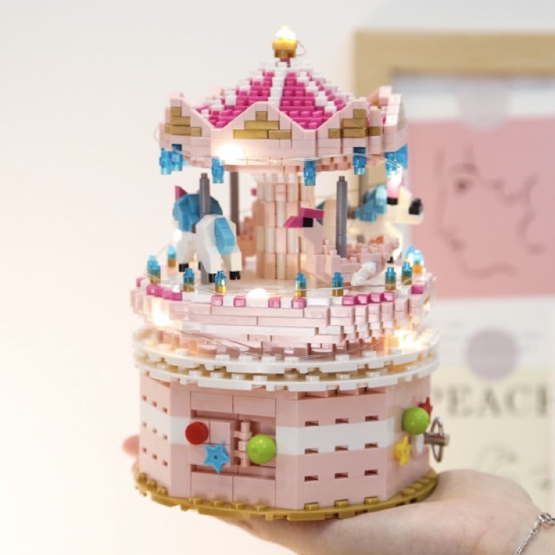 [พร้อมส่ง] Jnihouse : Wonderland brick ,ตัวต่อปราสาทพาสเทล (Castle bricks)