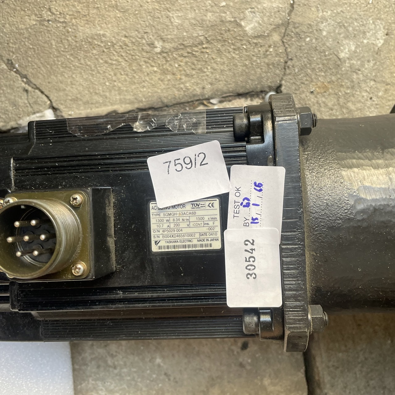 SGMGH-13ACA6B SERVO MOTOR "YASKAWA"