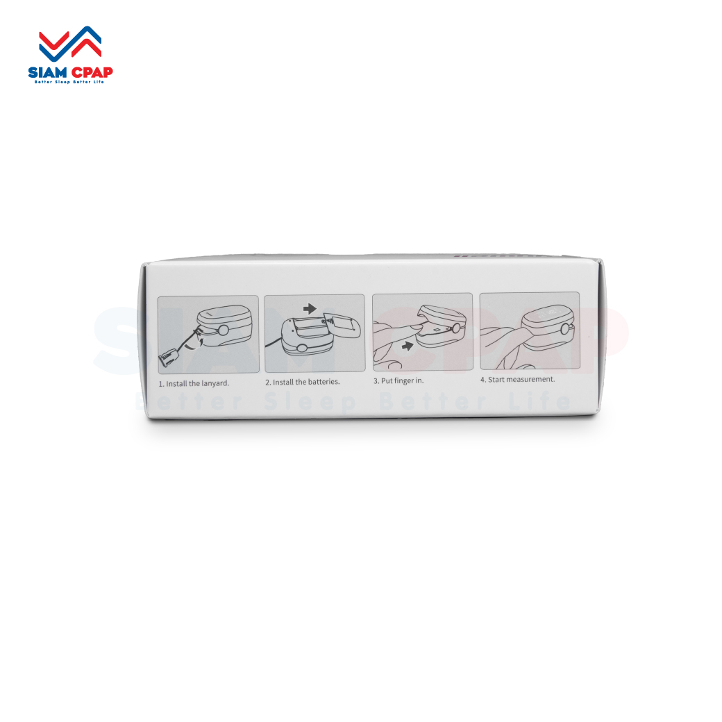 เครื่องวัดออกซิเจนปลายนิ้ว Yuwell รุ่น YX-110 ประกันศูนย์ไทย 1 ปี