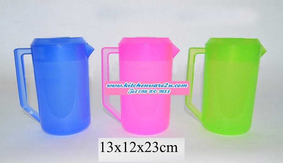P09409 เหยือกสูง สีหวาน (13*12*23 cm) เกรดเอ ราคาต่อ 1 โหล :12 ใบ:210 บ/โหล