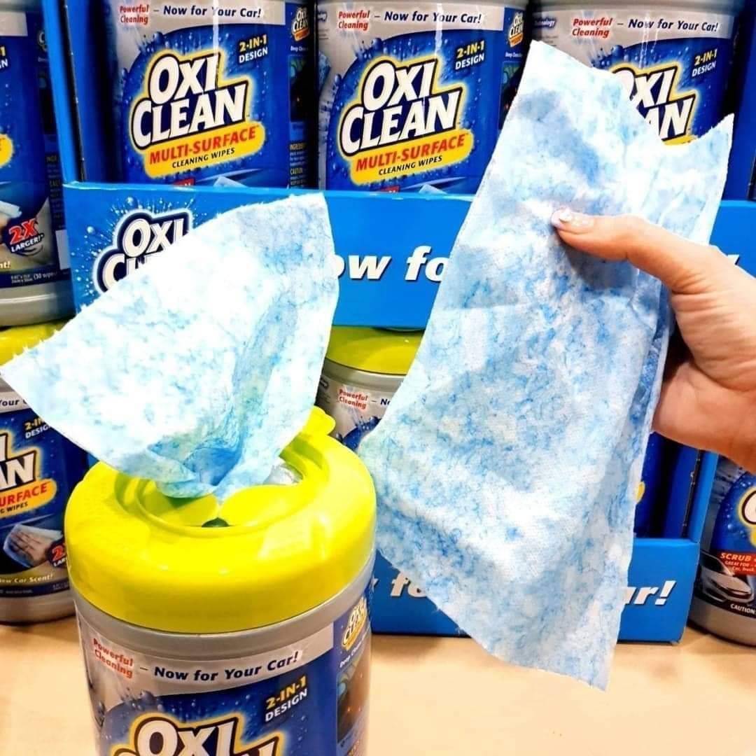 แผ่นทำความสะอาดภายในรถยนต์ Oxiclean multi-surface