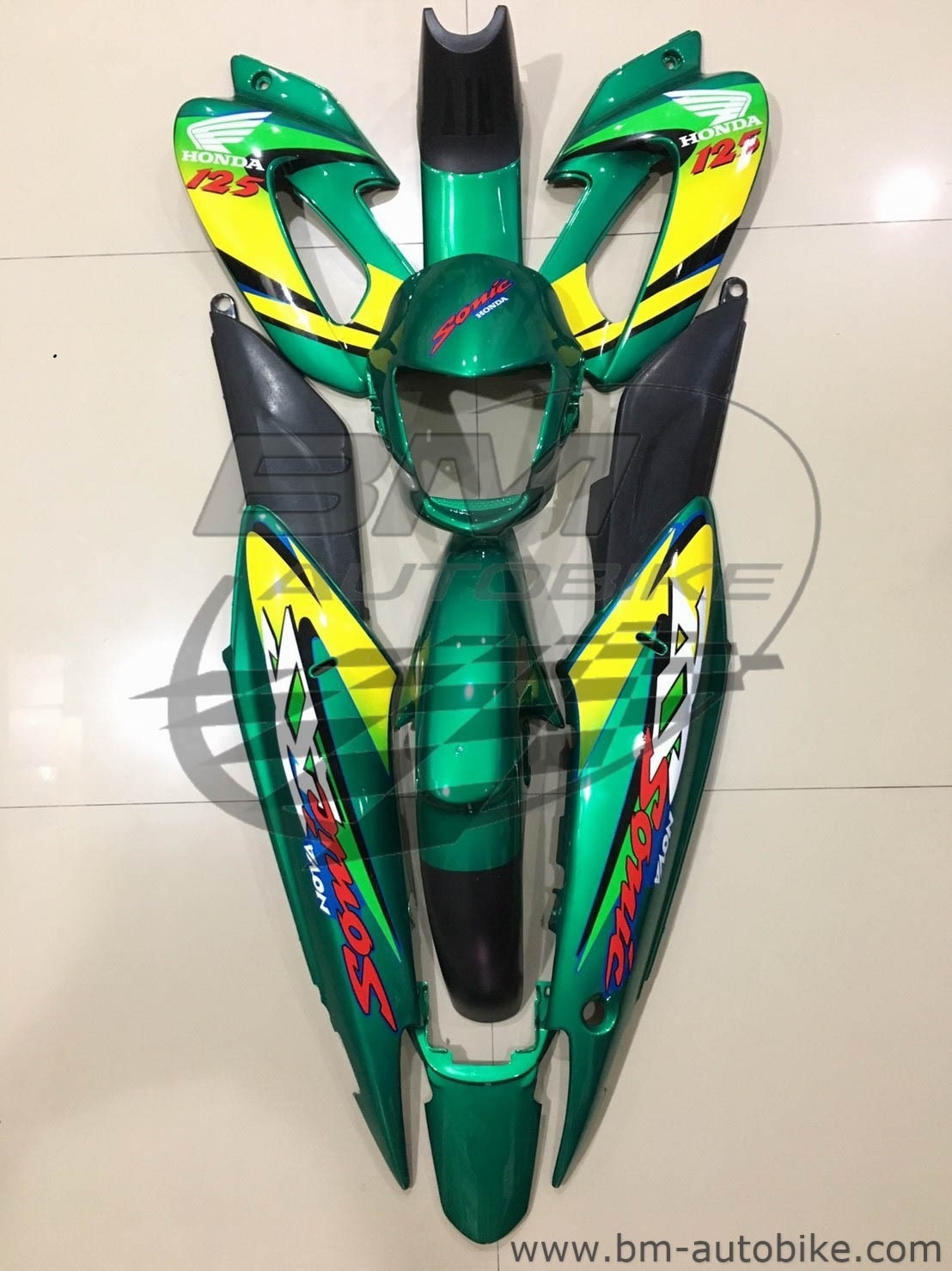 ชุดสี SONICเก่า 2000 สีเขียว174 4 กก.