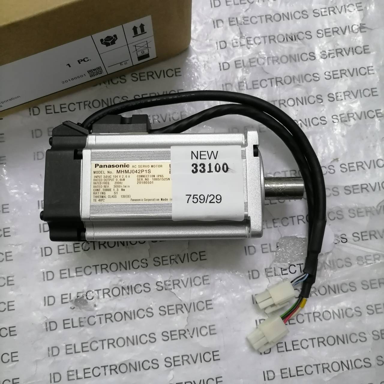 SERVO MOTOR " PANASONIC " MODEL : MHMJ042P1S