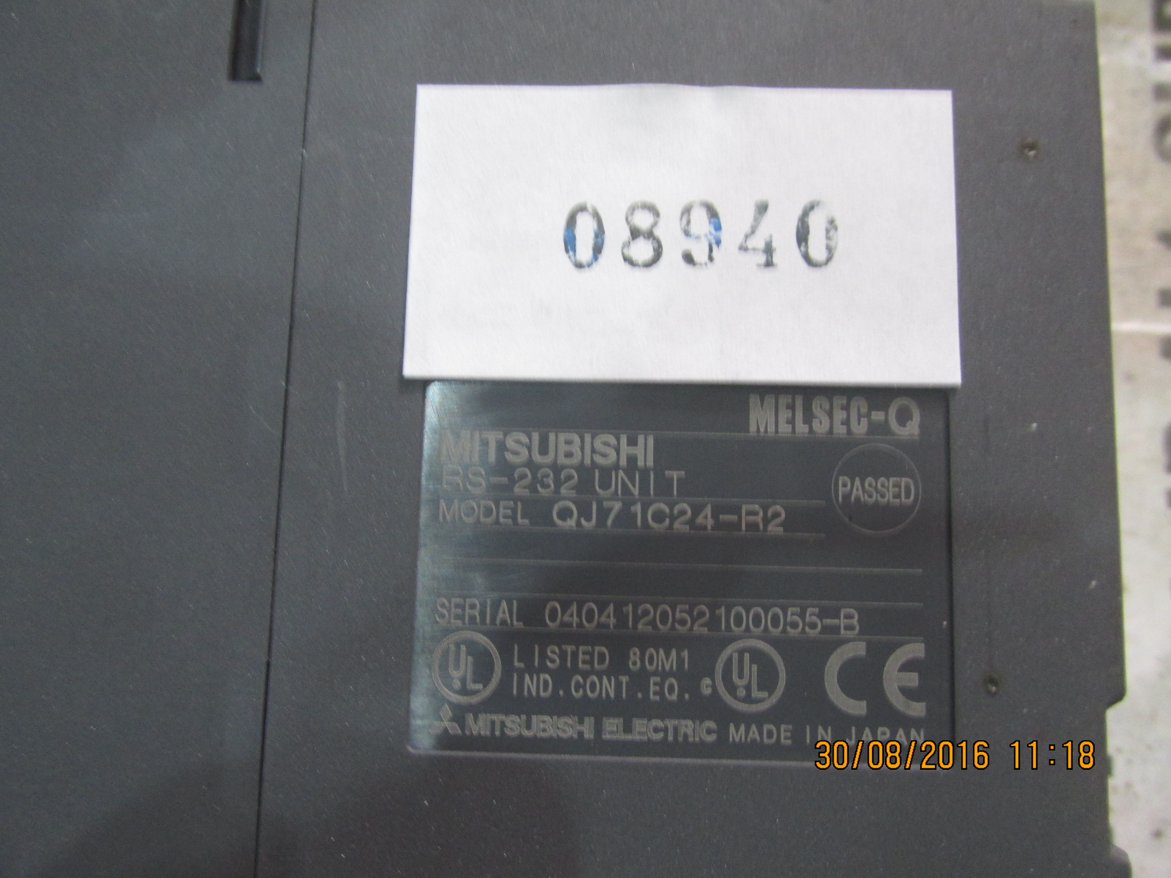 PLC " MITSUBISHI " MODEL : QJ71C24-R2