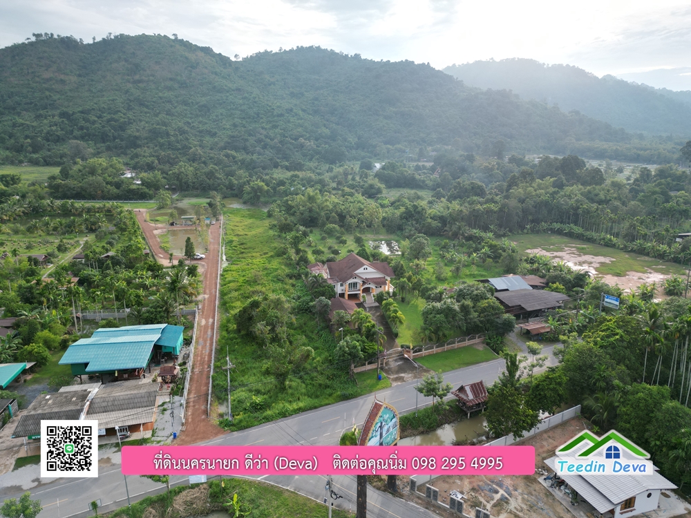 ที่ดินนครนายก วิวภูเขา ใกล้ ภุตะลึง คาเฟ่ เนื้อที่ 5 ไร่ 2 งาน ทำเลดี ทำธุรกิจได้