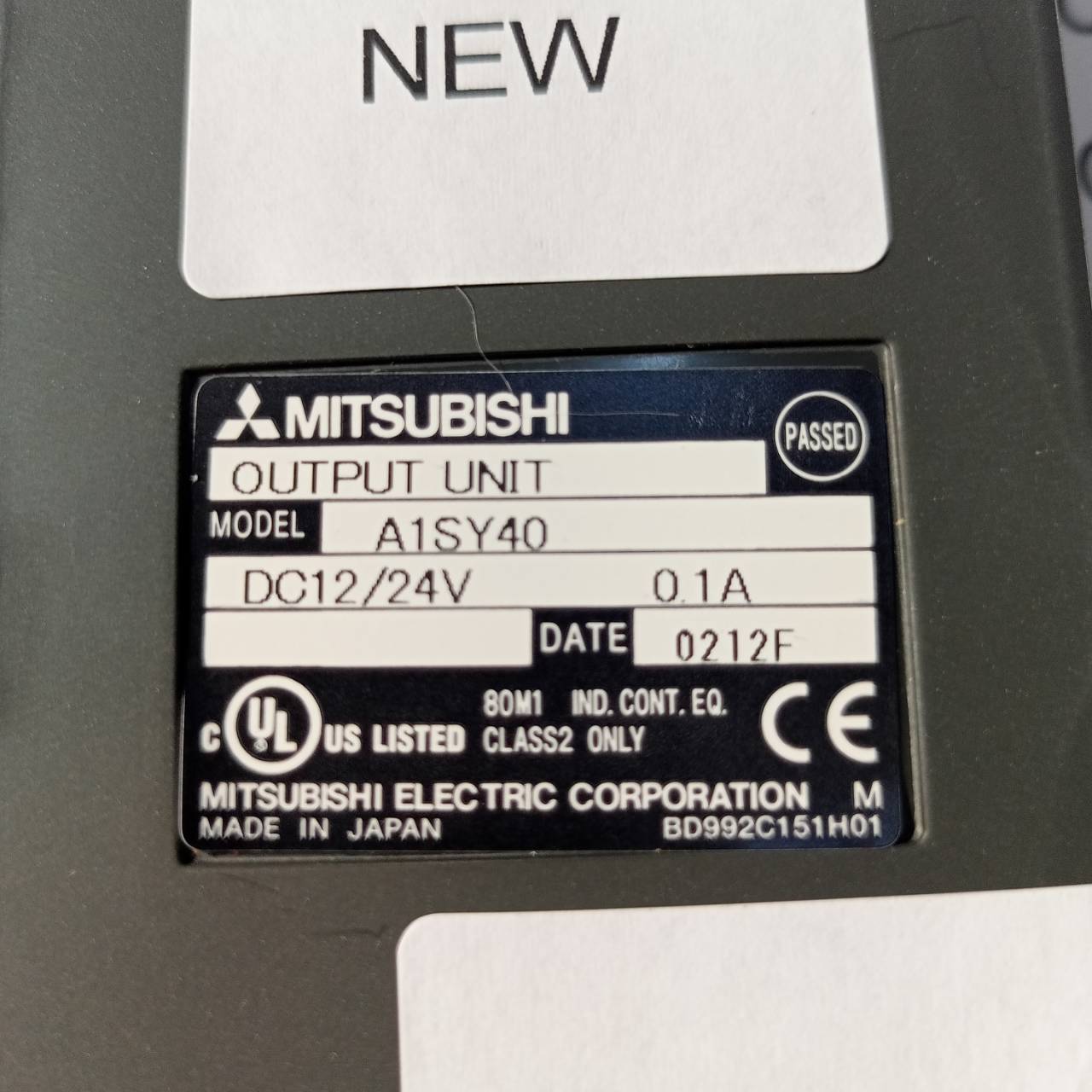 PLC " MITSUBISHI " MODEL : A1SY40