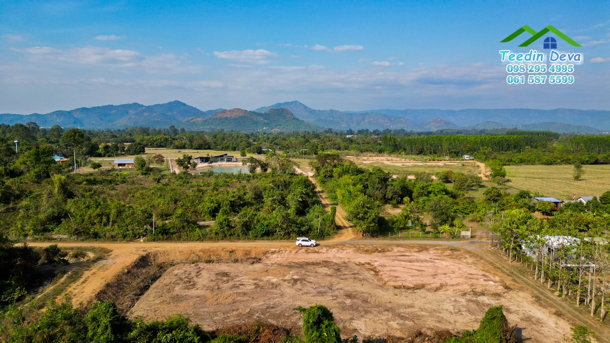 ที่ดินนครนายก วิวภูเขาสวยๆ เนื้อที่ 1-1-78 ไร่ ครุฑแดง อ.บ้านนา จ.นครนายก