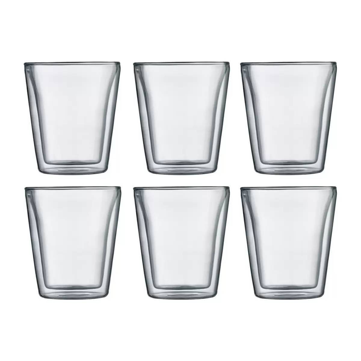 แก้ว Bodum canteen Set 6 ใบ ความจุ 200 ml