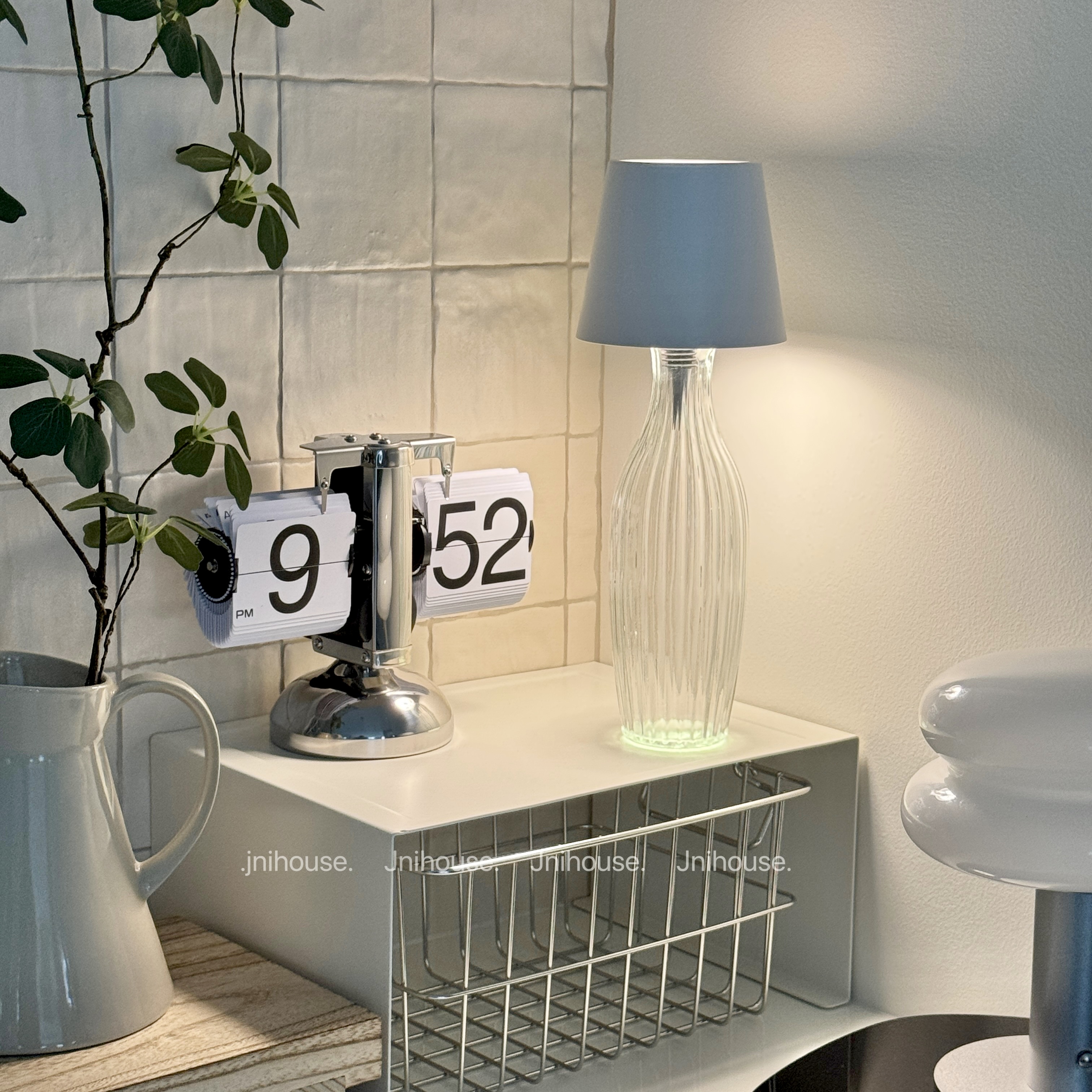 [พร้อมส่ง] Jnihouse : นาฬิกาย้อนยุค Retro Flip Clock ขนาดสูง 16 cm