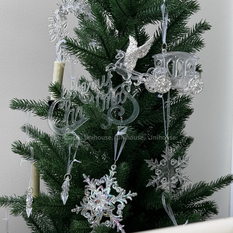 [พร้อมส่ง] Jnihouse : ตัวห้อยประดับต้นคริสต์มาส (snow glow)