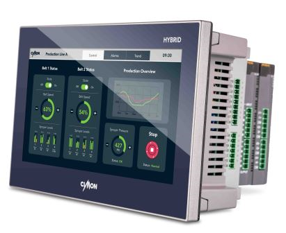 CM-sHP07CD-DT ,Input/Output 8 Ch ,7"(HMI+PLC) Hybrid