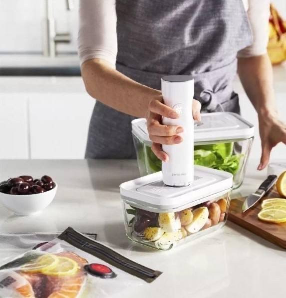 Zwilling Fresh Save Vacuum 17 pcs starter Set เครื่องสูญญากาศ ให้เราเก็บอาหารได้นานขึ้น 5 เท่า