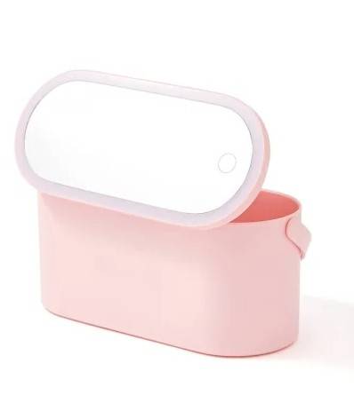 กล่องเก็บเครื่องสำอางแบบมีไฟ franc franc lamira basket