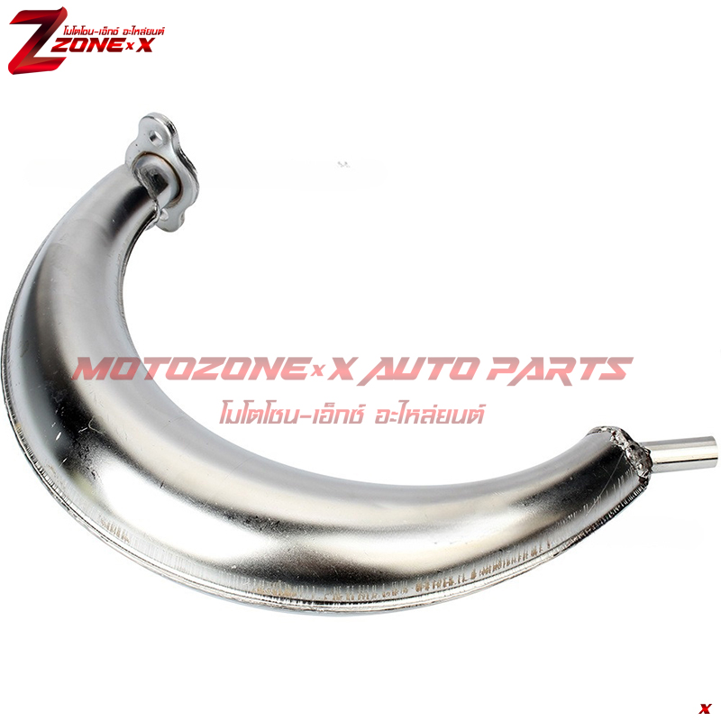 ท่อไอเสียทรงกล้วย Muffler Exhaust 2-Stroke 49cc 60cc 66cc 80cc 2-Stroke Engine Motor Motorized Bicycles Motorized Bike MOTOZONE-X(โมโตโซน-เอ็กซ์) อะไหล่ Part
