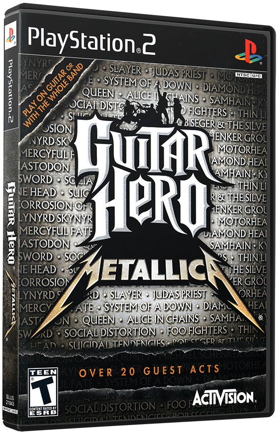 แผ่นเกมส์ PS2 : Guitar Hero - Metallica