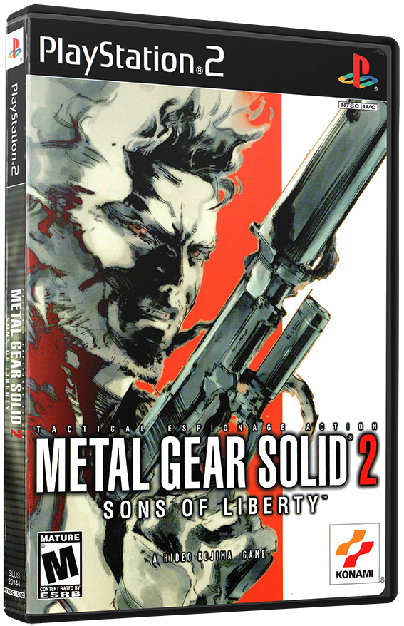 แผ่นเกมส์ PS2 : Metal Gear Solid 2 - Sons of Liberty