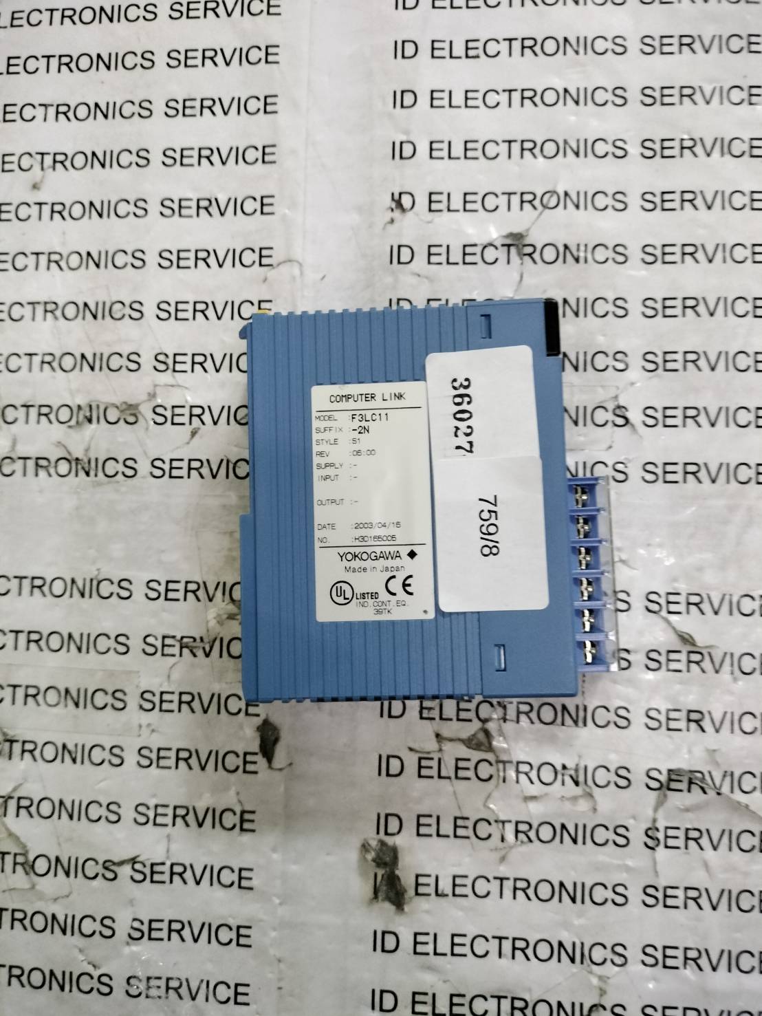 PLC " YOKOGAWA " MODEL : F3LC11-2N