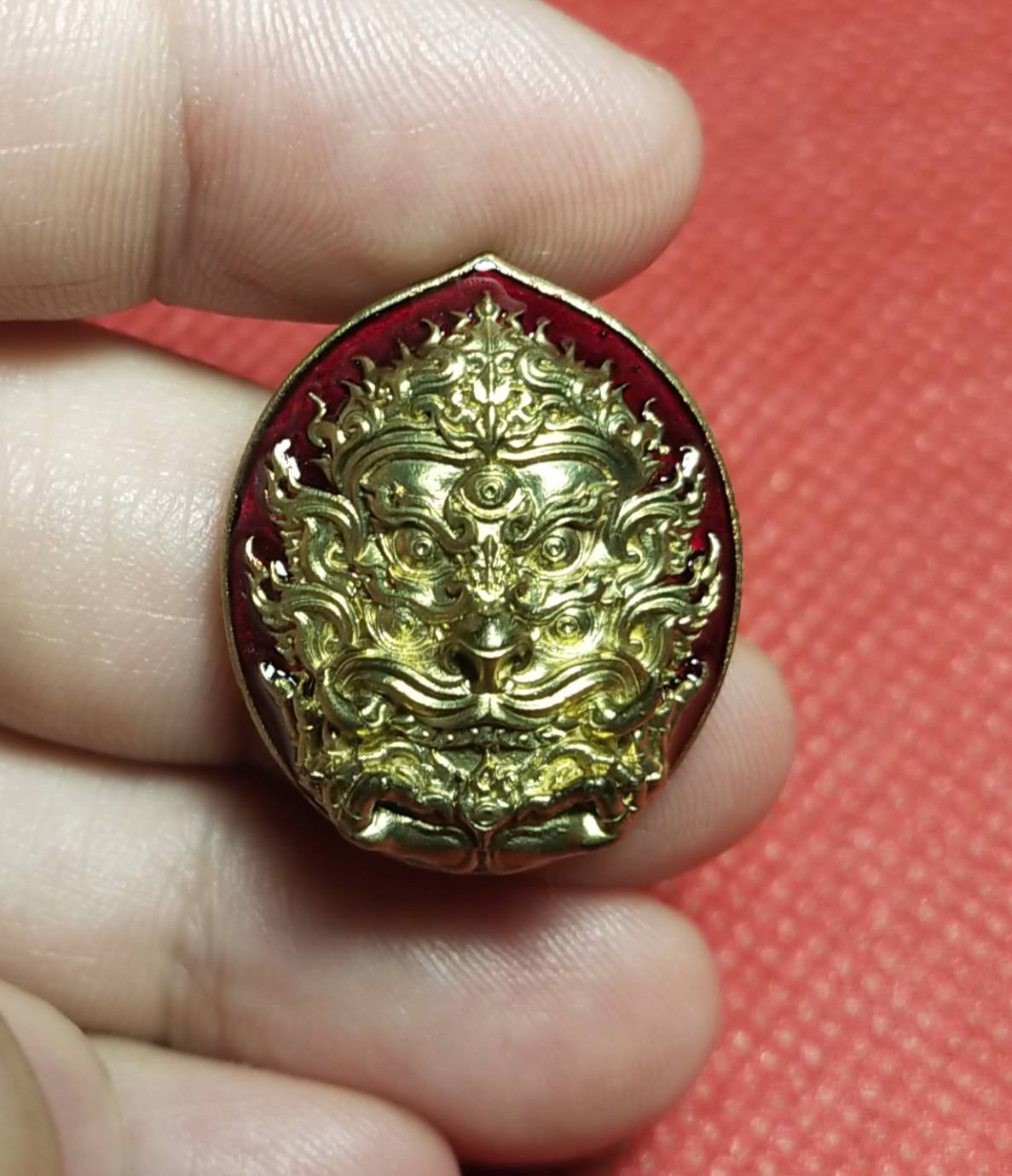 สี่หูห้าตา รุ่น บันไดสวรรค์ ครูบาบุญยัง วัดห้วยน้ำอุ่น จ.ลำพูน ปี 2556 (พิมพ์เล็ก)