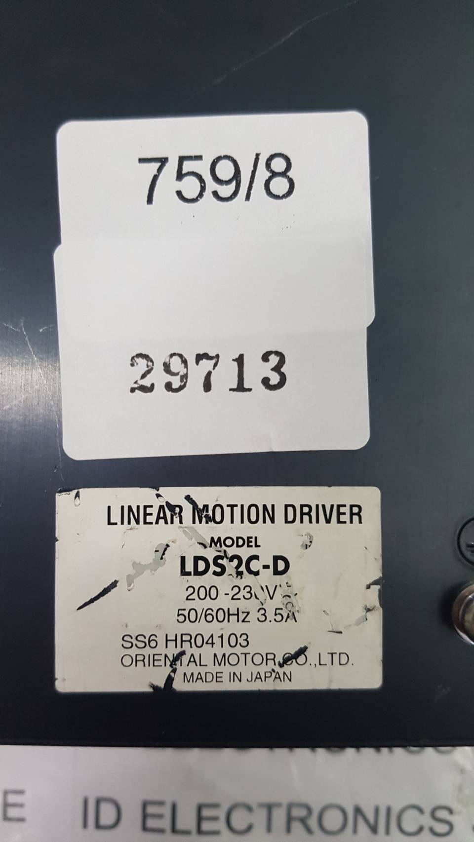 SERVO DRIVE " VEXTA " MODEL : LDS2C-D