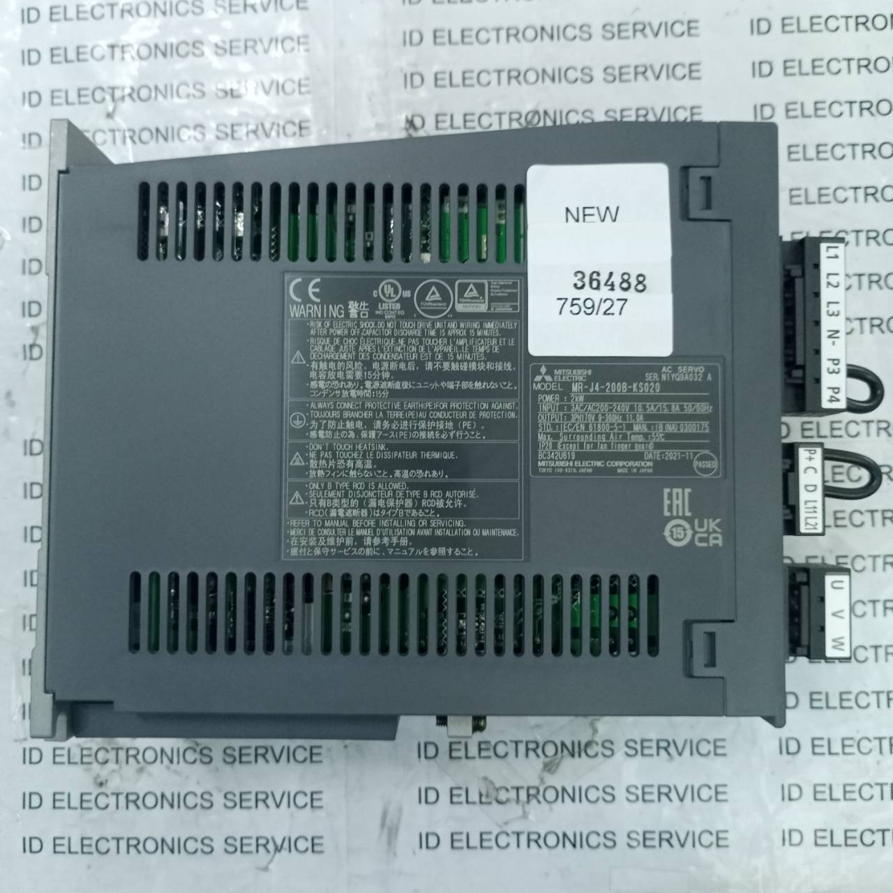 รับซ่อม MR-J4-200B-KS020 DRIVE "MITSUBISHI"
