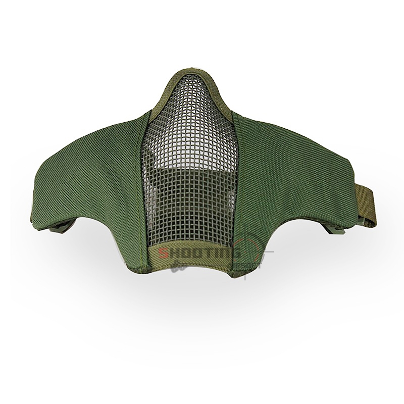 หน้ากากตะแกรงแก้มผ้า ครึ่งหน้า