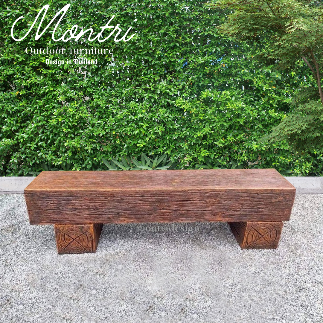 เก้าอี้ไม้หมอน รุ่น limited chair เก้าอี้ไม้หมอนรถไฟ เก้าอี้สนาม ม้านั่งสนาม งานสวยเรียบหรู