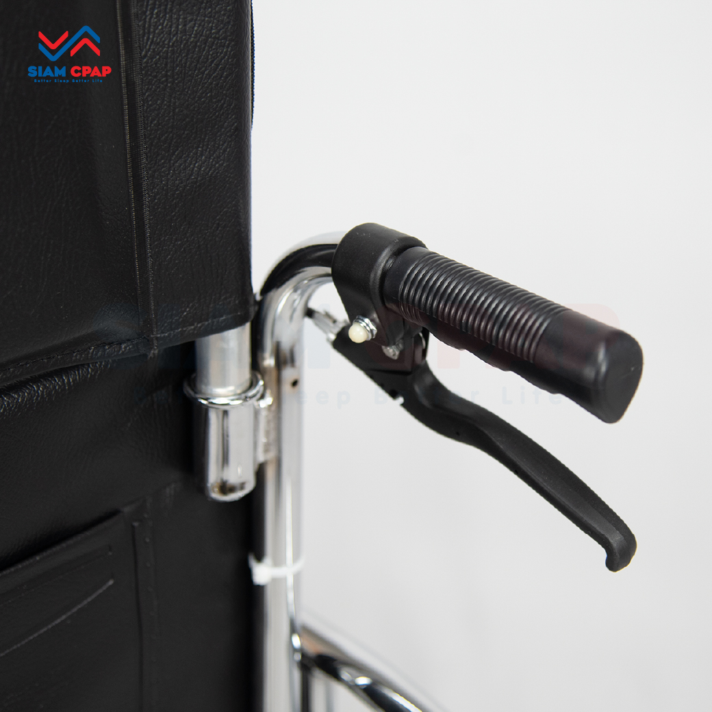 รถเข็นแมนนวล รุ่นพนักพิงสูง ปรับเอนนอน ปรับเหยียดขา ( Strong Manual High Back ) รับประกัน 1 ปี