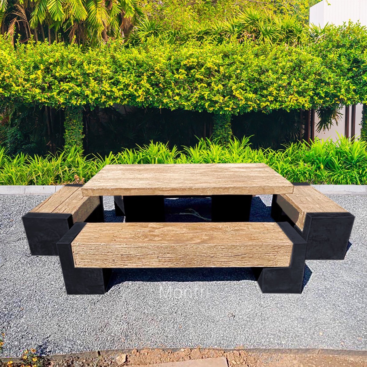 ชุดโต๊ะสนามกลางแจ้ง ดีไซน์โมเดิร์น-ร่วมสมัย แข็งแกร่งทนทาน งานศิลป์ที่เหมาะกับทุกพื้นที่