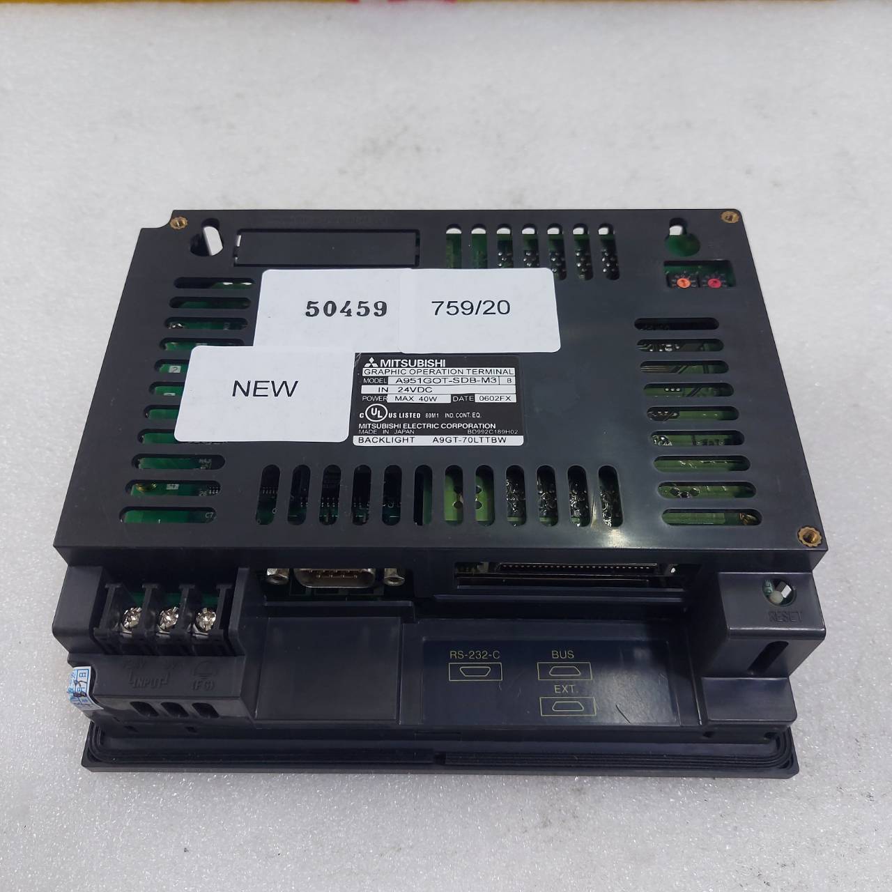 LCD TOUCH SCREEN " MITSUBISHI " MODEL : A951GOT-SDB-M3