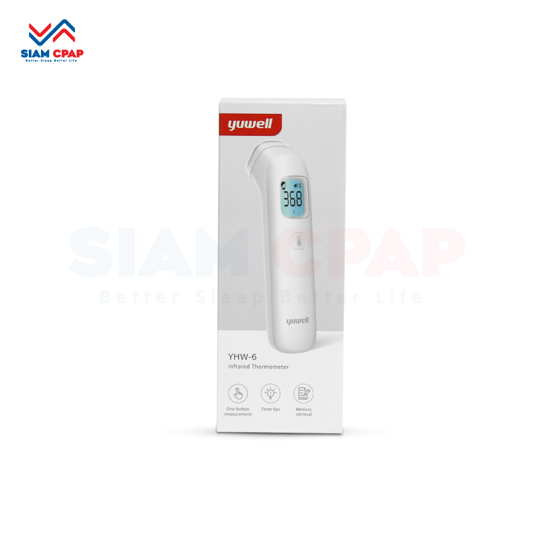 เครื่องวัดอุณหภูมิร่างกายอินฟราเรด Yuwell รุ่น YHW-6 มี Bluetooth