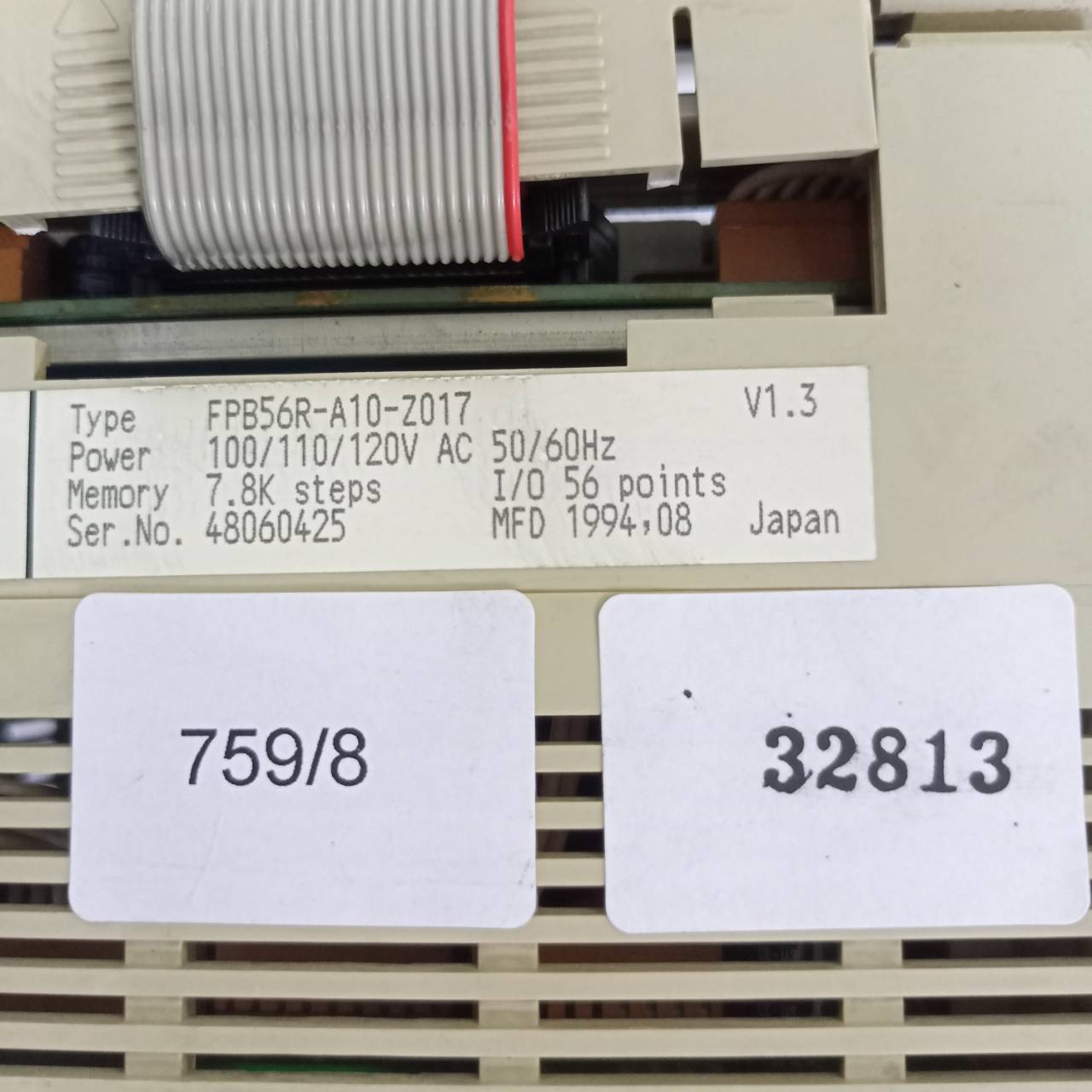 PLC " FUJI " MODEL : FPB56R-A10-Z017