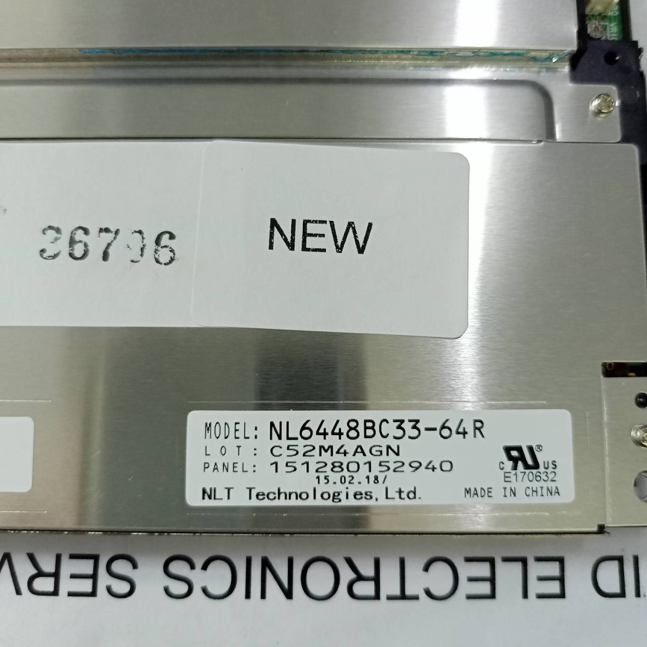 LCD PANEL " NEC " MODEL : NL6448BC33-64R