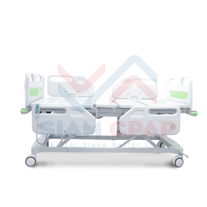 เตียงผู้สูงอายุไฟฟ้า 5 ฟังก์ชั่น (รุ่นปีกมังกร) มีแบตเตอรี่สำรองไฟฟ้าในตัว กรณีไฟฟ้าดับก็ยังสามารถใช้งานได้ ปรับเชิดศรีษะ - เท้า เป็นท่านั่งได้ รับประกัน 3 ปี