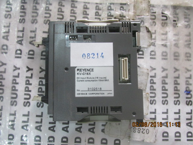 PLC " KEYENCE " MODEL : KV-C16X