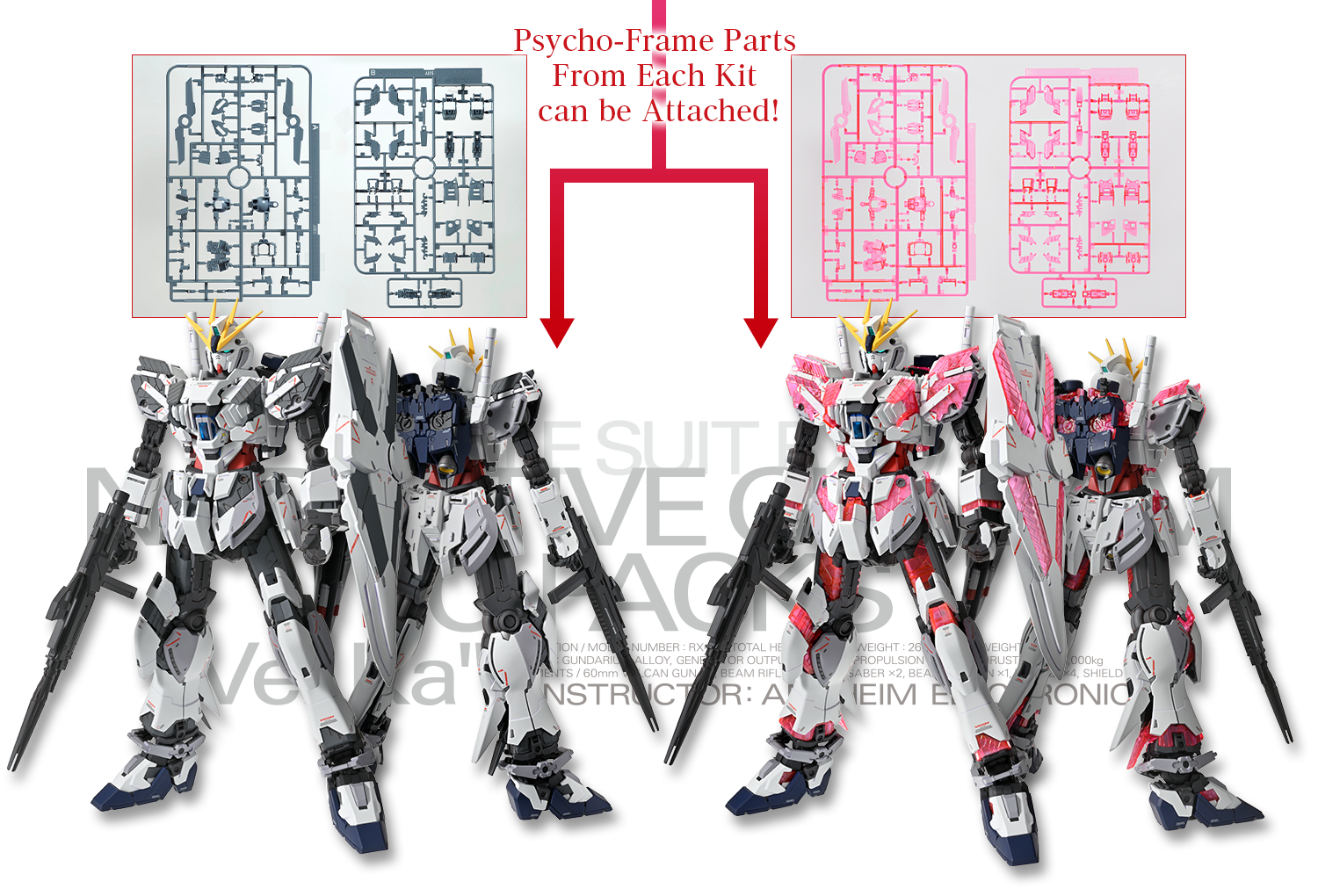 (MG) 1/100 NARRATIVE GUNDAM C-PACKS Ver.Ka