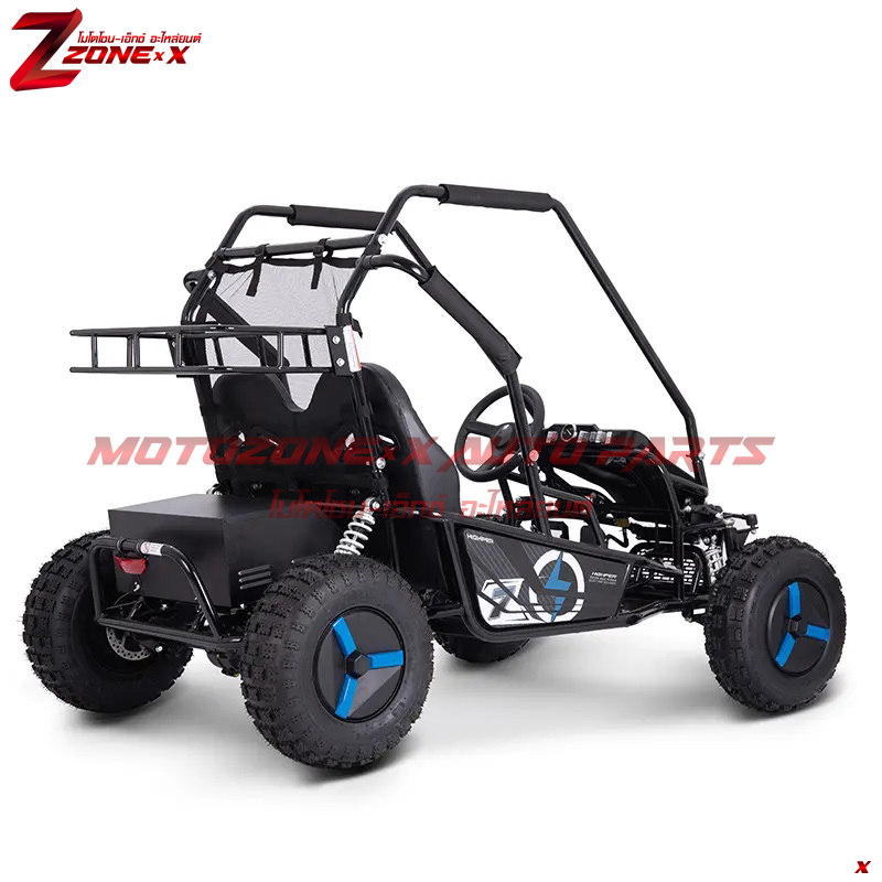 โกคาร์ทบั๊กกี้ไฟฟ้า 2ที่นั่ง BUGGY Dual Seats Gokart Electric ZONE-X(โซน เอ็กซ์) GK014E-B 1000-2500w 60V20AH 8&8