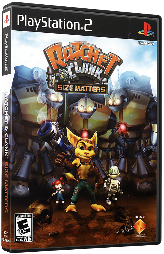 แผ่นเกมส์ PS2 : Ratchet & Clank - Size Matters