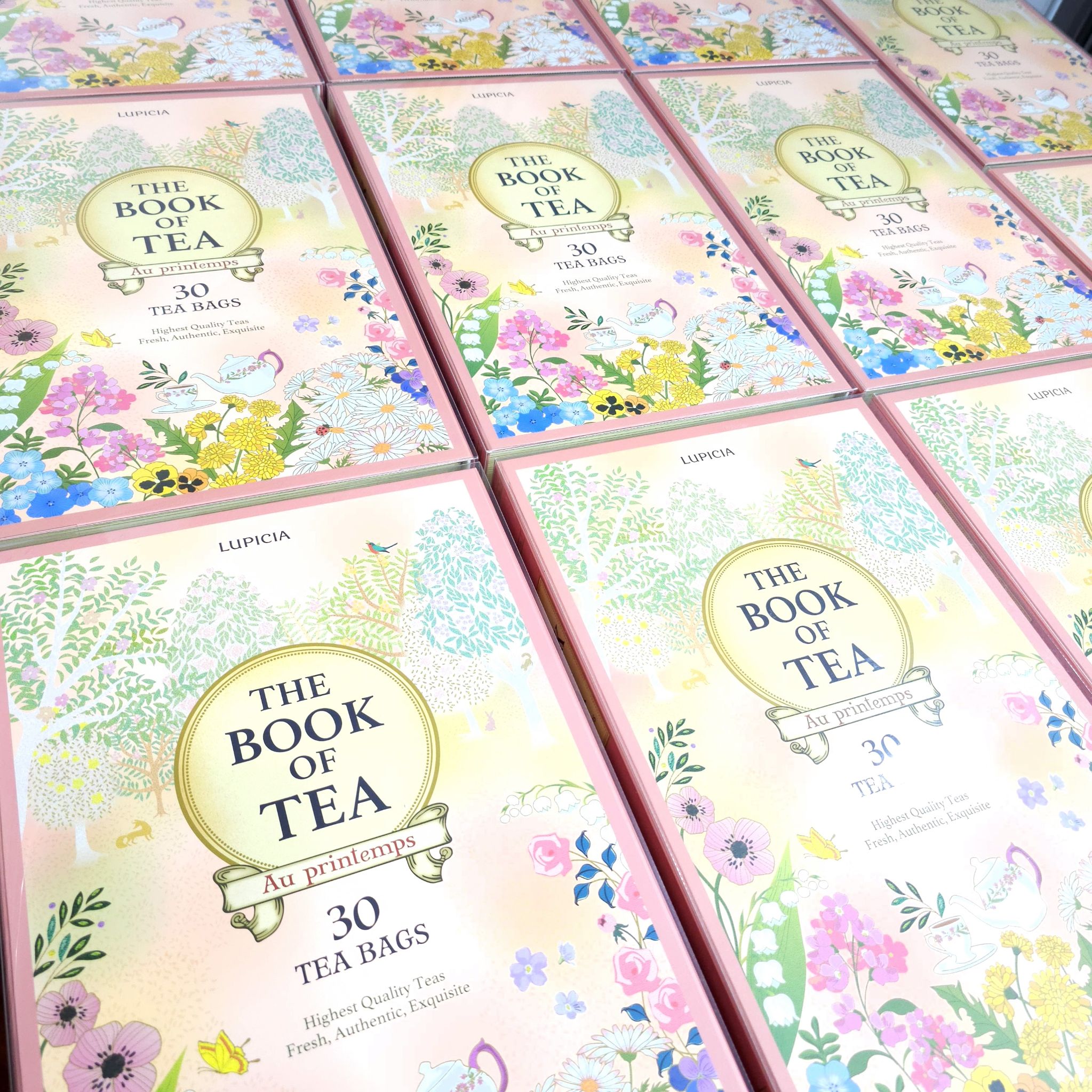 LUPICIA The book of tea au printemps 30 tea bags 1แพค ได้ชา blend 30 แพค 30 กลิ่นรส