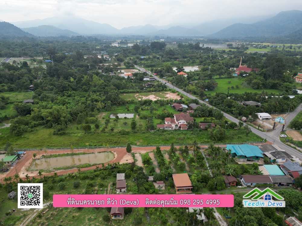 ที่ดินนครนายก วิวภูเขา ใกล้ ภุตะลึง คาเฟ่ เนื้อที่ 5 ไร่ 2 งาน ทำเลดี ทำธุรกิจได้